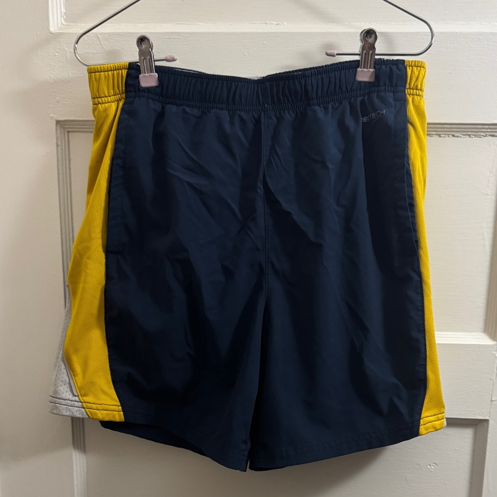 ⭐️Old Navy RecTech| Navy Blue and Yellow Athletic Performance Shorts